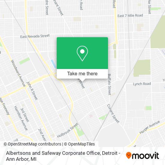 Albertsons and Safeway Corporate Office map