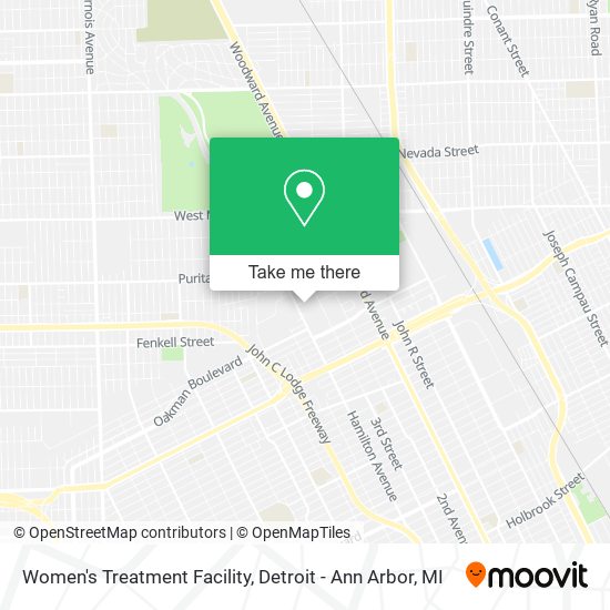 Women's Treatment Facility map