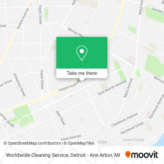 Mapa de Worldwide Cleaning Service