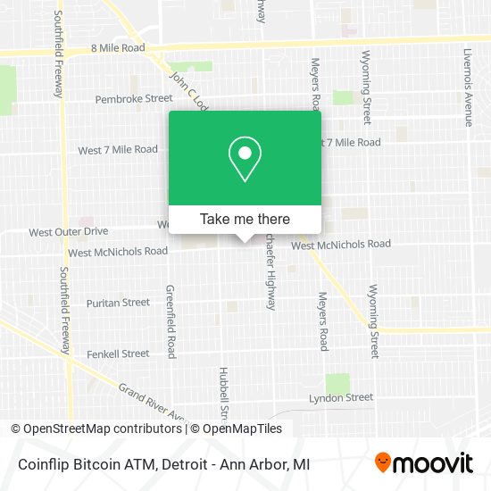 Mapa de Coinflip Bitcoin ATM
