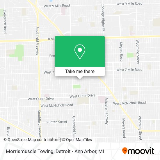 Morrismuscle Towing map