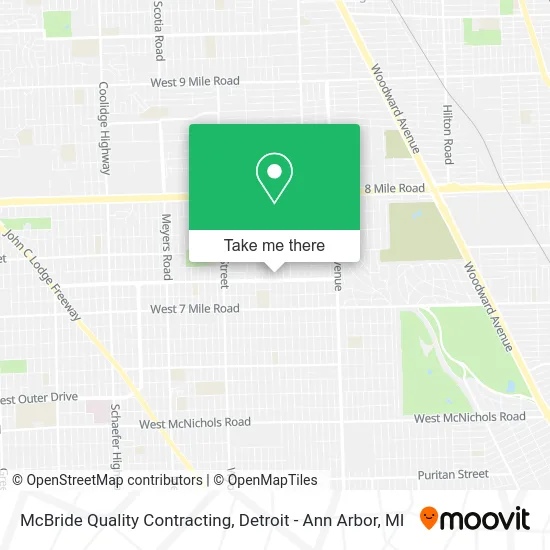 McBride Quality Contracting map