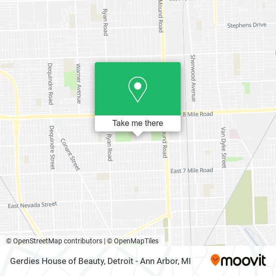 Gerdies House of Beauty map