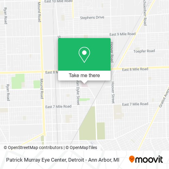 Patrick Murray Eye Center map