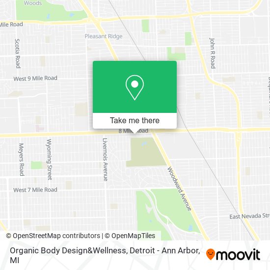 Organic Body Design&Wellness map