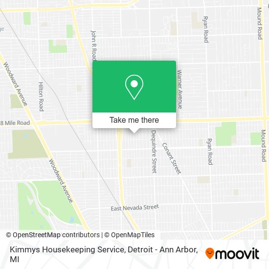 Mapa de Kimmys Housekeeping Service