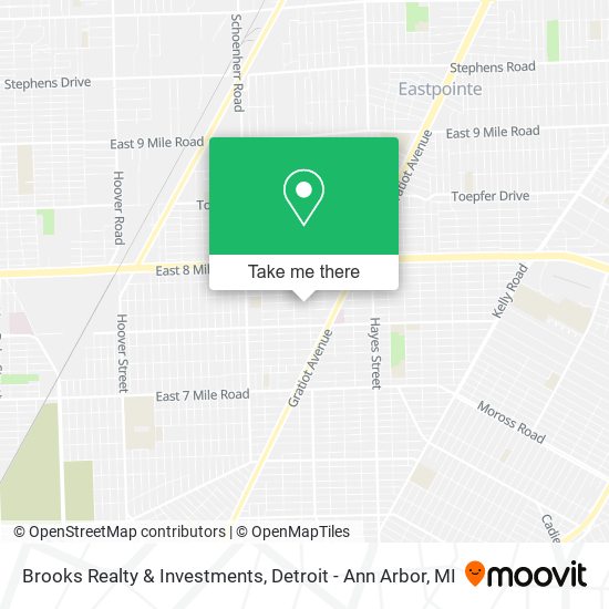 Brooks Realty & Investments map