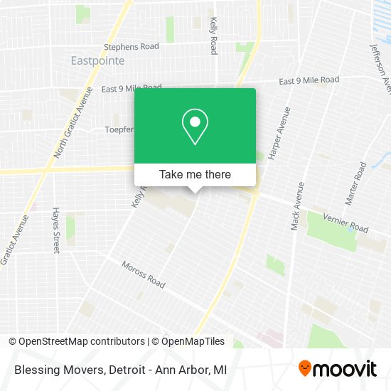 Blessing Movers map