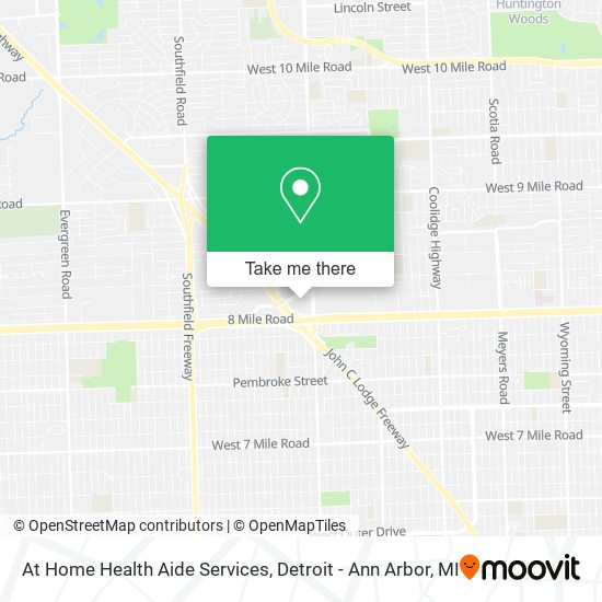 At Home Health Aide Services map