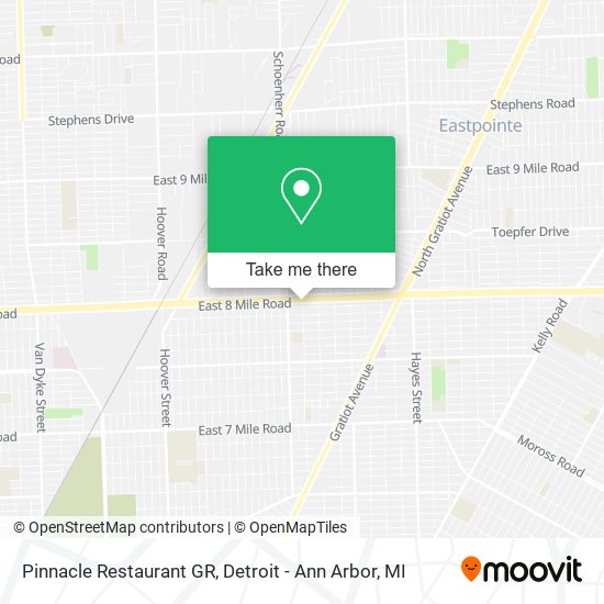 Pinnacle Restaurant GR map