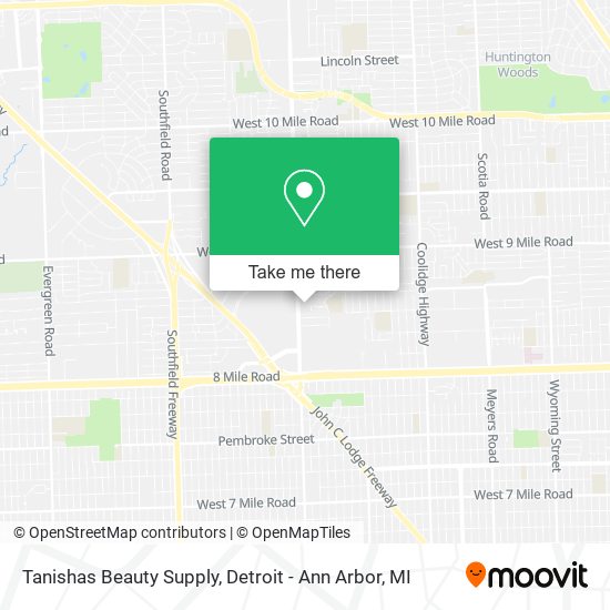 Tanishas Beauty Supply map