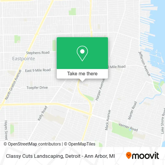 Classy Cuts Landscaping map