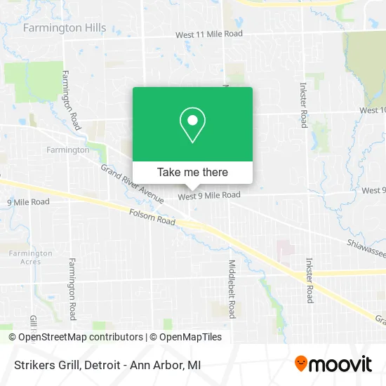 Mapa de Strikers Grill