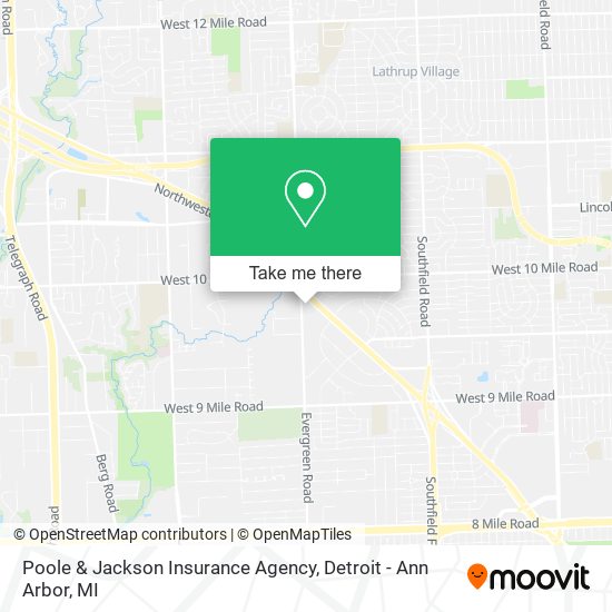 Poole & Jackson Insurance Agency map