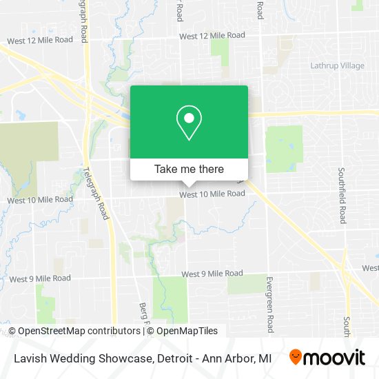 Lavish Wedding Showcase map