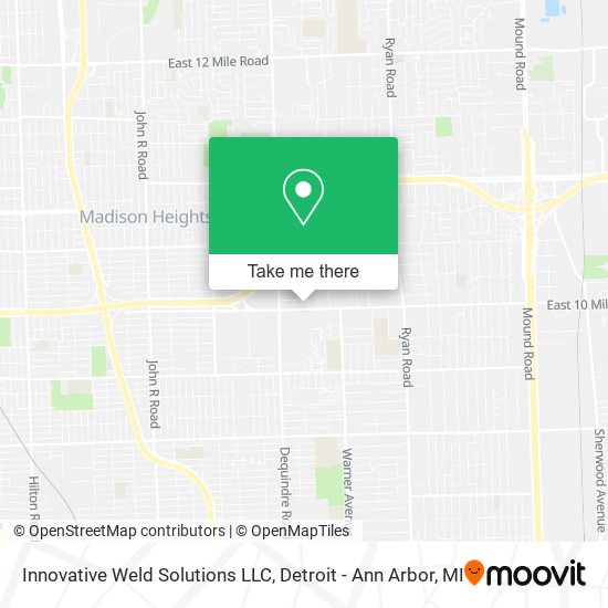 Mapa de Innovative Weld Solutions LLC