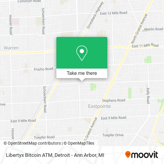 Libertyx Bitcoin ATM map