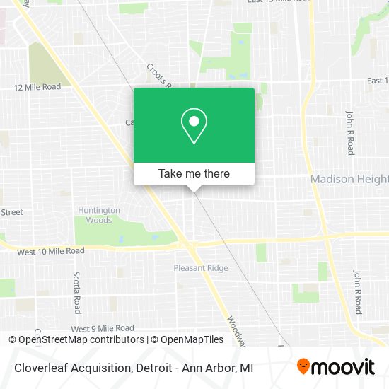 Cloverleaf Acquisition map