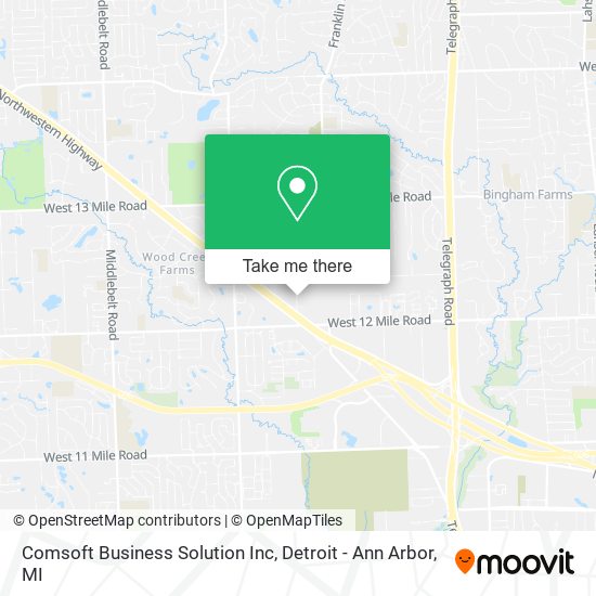 Comsoft Business Solution Inc map