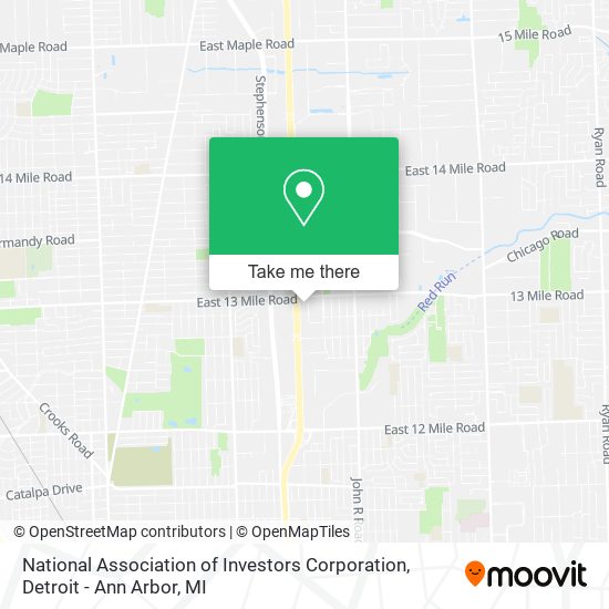 Mapa de National Association of Investors Corporation