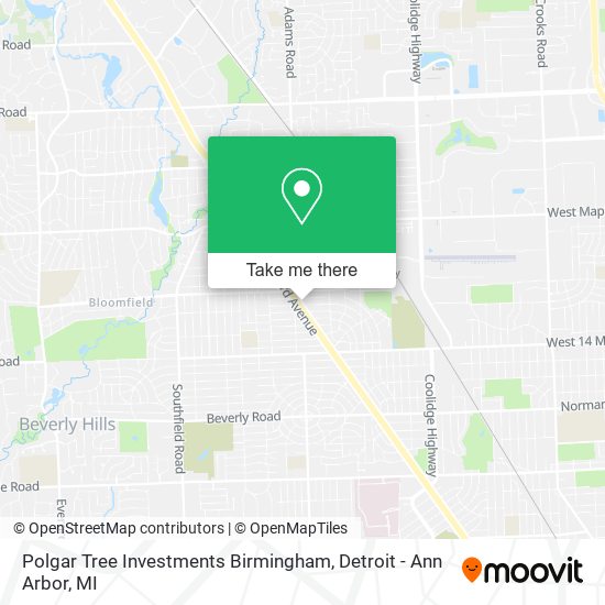 Polgar Tree Investments Birmingham map