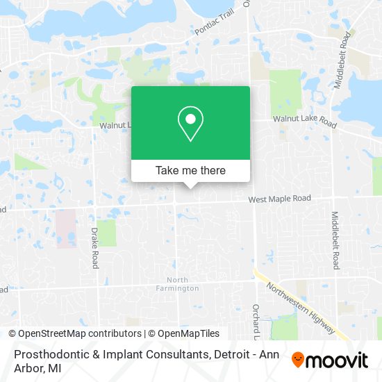 Prosthodontic & Implant Consultants map