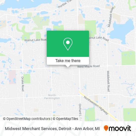 Midwest Merchant Services map