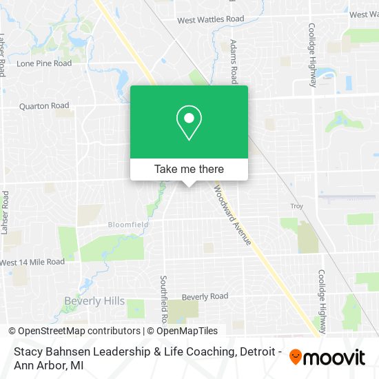 Mapa de Stacy Bahnsen Leadership & Life Coaching