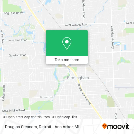 Douglas Cleaners map
