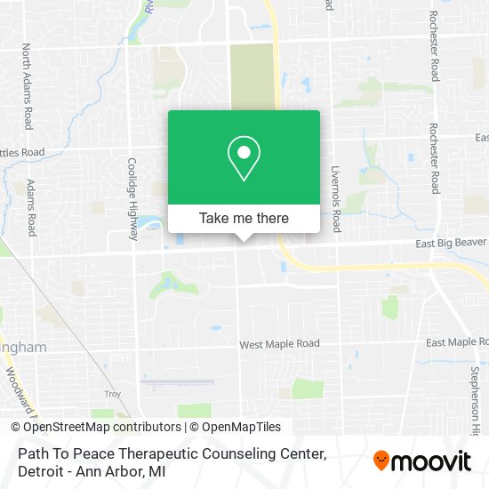 Path To Peace Therapeutic Counseling Center map