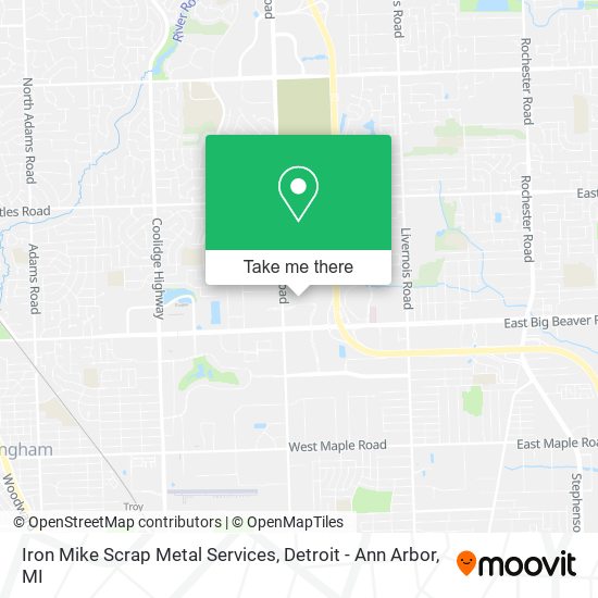 Iron Mike Scrap Metal Services map