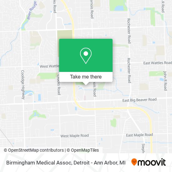 Birmingham Medical Assoc map