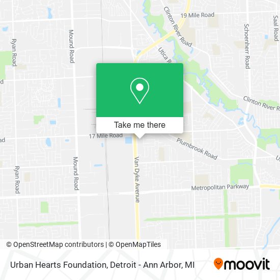 Urban Hearts Foundation map