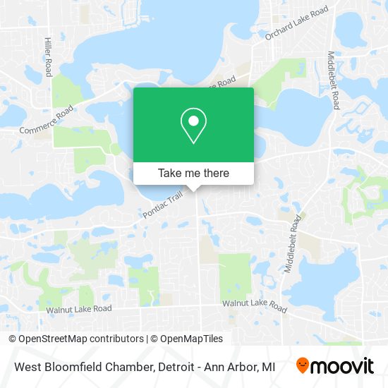 Mapa de West Bloomfield Chamber