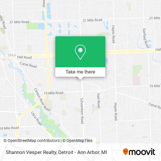 Shannon Vesper Realty map