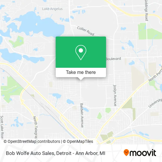 Mapa de Bob Wolfe Auto Sales