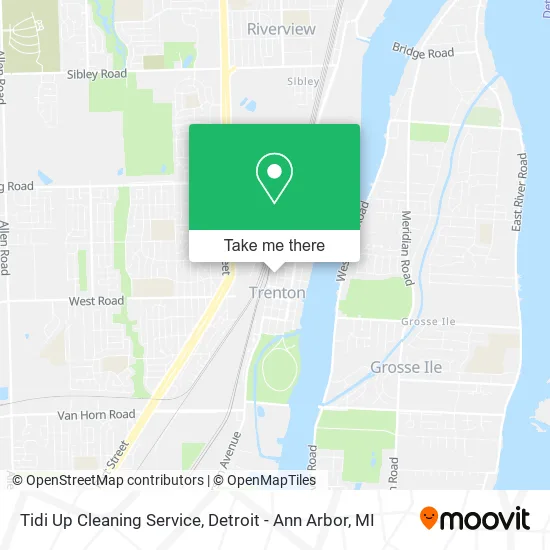 Tidi Up Cleaning Service map