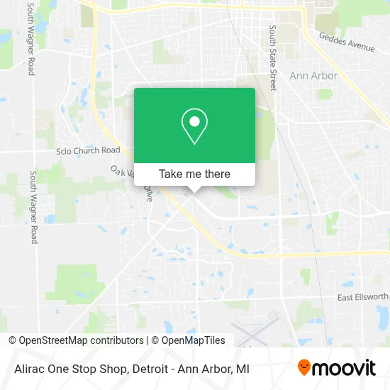 Alirac One Stop Shop map