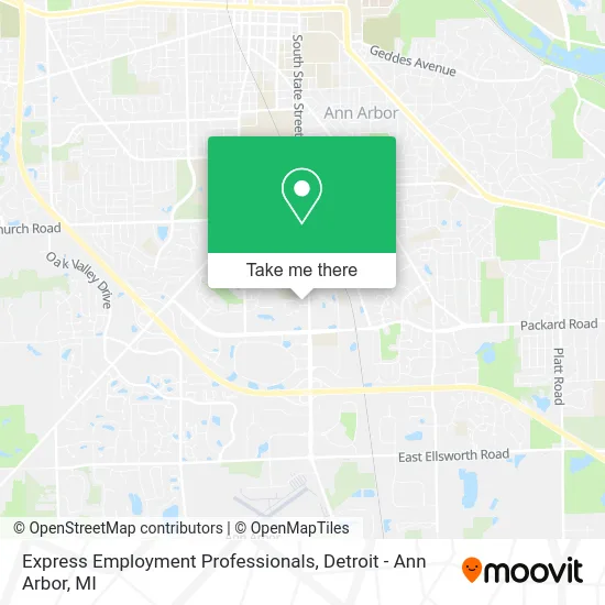 Express Employment Professionals map