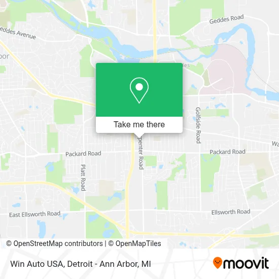 Win Auto USA map