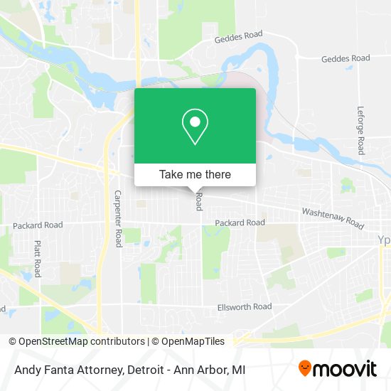 Andy Fanta Attorney map