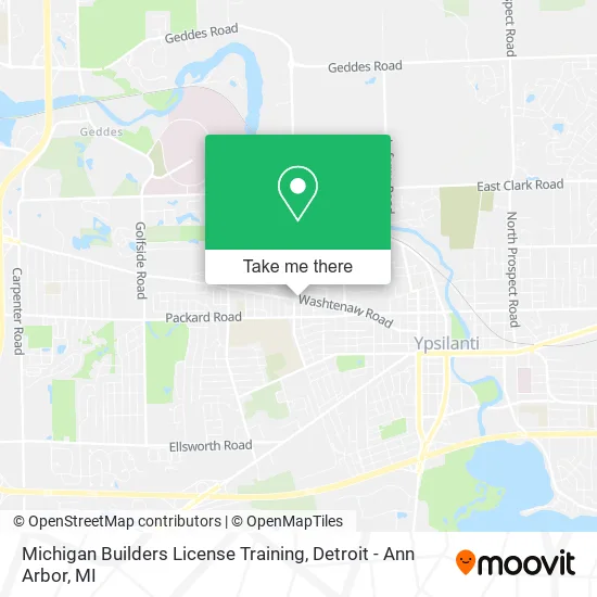 Michigan Builders License Training map