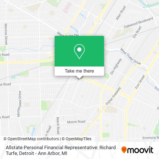 Mapa de Allstate Personal Financial Representative: Richard Turfe