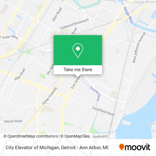 City Elevator of Michigan map