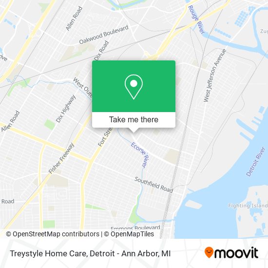Treystyle Home Care map
