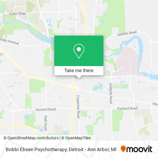 Bobbi Ebsen Psychotherapy map