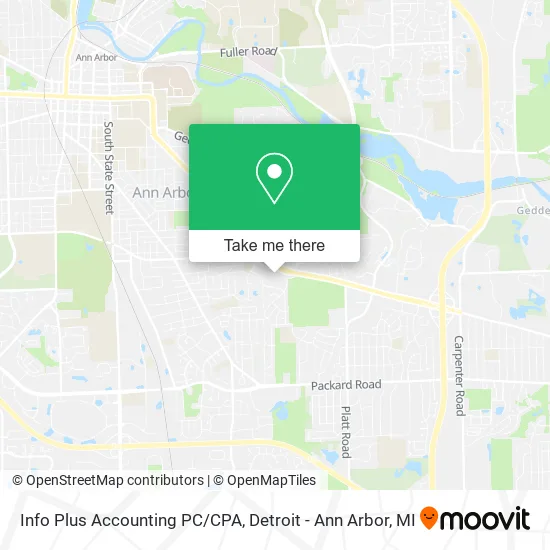 Info Plus Accounting PC/CPA map