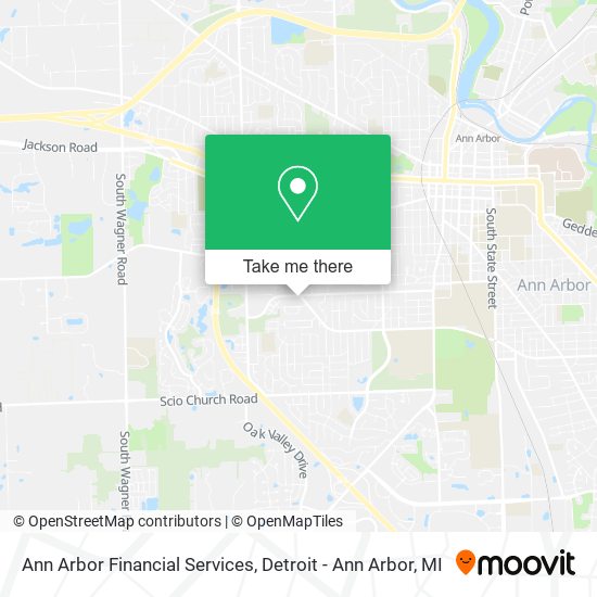 Ann Arbor Financial Services map