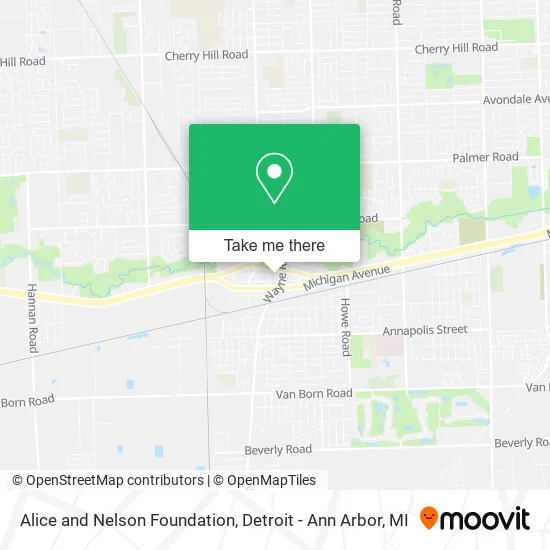 Mapa de Alice and Nelson Foundation