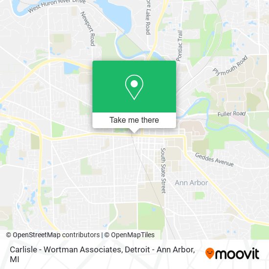 Carlisle - Wortman Associates map